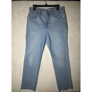 Madewell The Perfect Vintage Raw Hem Straight Leg Jeans‎ Size 29
